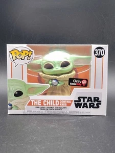 Funko Pop Star Wars 370 Mandalorian Il Bambino con Manopola di Controllo Gamestop - Foto 1 di 6