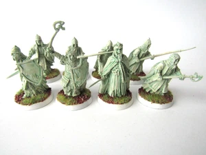A12 WARHAMMER  LOTR / MIDDLE EARTH  WARRIORS OF THE DEAD  X 8 PAINTED METAL - Picture 1 of 3