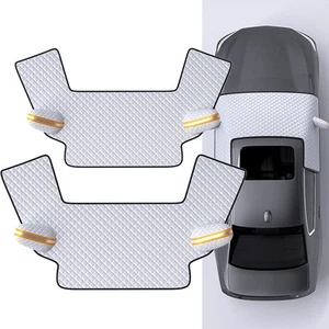 Quick Install Car Windshield Frost Cover Featuring Strong Magnetic Edges - Picture 1 of 35
