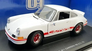 Universal Hobbies 1/18 Scale Diecast 3201 - Porsche 911 RS Carrera 1973 - White - Picture 1 of 5