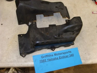 1985 YAMAHA ENTICER ET340 8Y2 oem engine cover cylinder head cooling shroud - Image 1 of 4