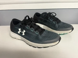 Under Armour Speedform Velociti Women's Gray/Green Sz 9 Pre-owned - Picture 1 of 10