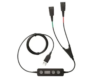 GN Netcom Jabra Link 265 USB to Dual QD Y-Training Cable - Zdjęcie 1 z 1