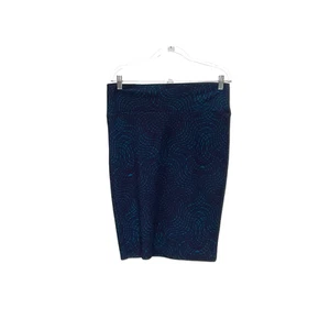 Lularoe Blue A-Line Skirt - Size L - Picture 1 of 4