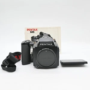 [Near Mint] Pentax 645 Medium Format Camera Body Film Back From JAPAN - Picture 1 of 13