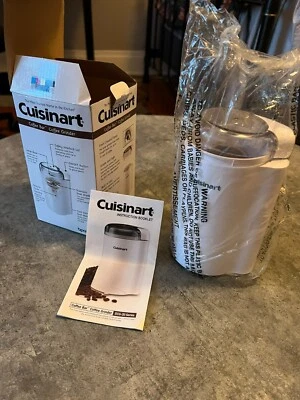 Molinillo de granos para barra de café Cuisinart DCG-20BKN eléctrico blanco 12 tazas sin BPA nuevo Foto 1 de 4