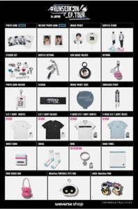 JIN BTS #RUNSEOKJIN_EP.TOUR in JAPAN OFFICIAL MERCHANDISE JPFC - Picture 1 of 58