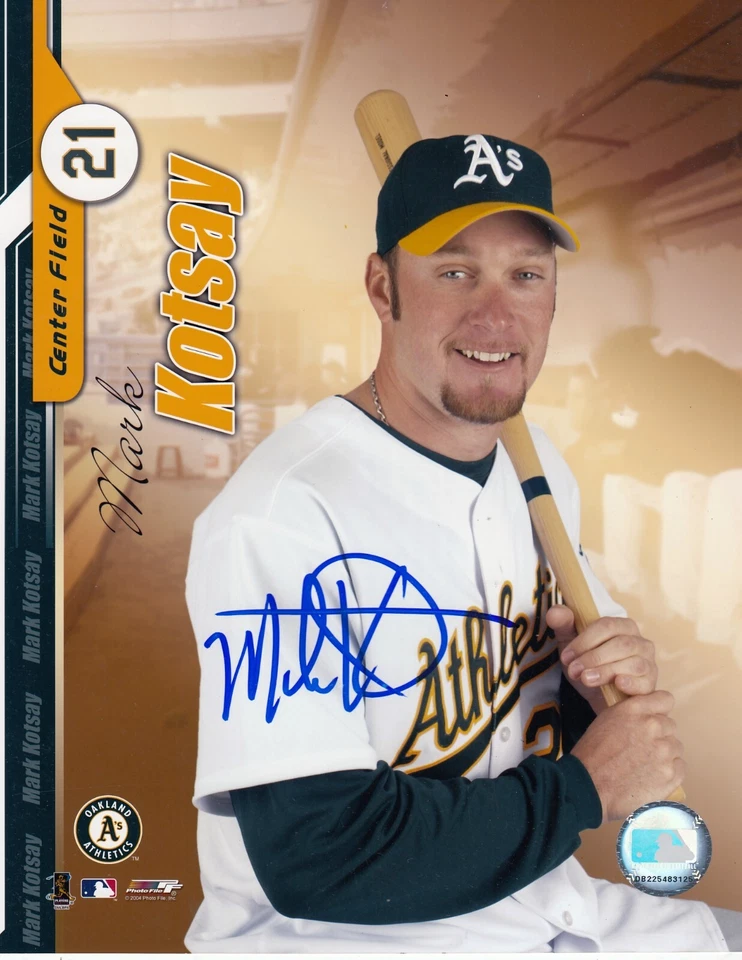 Фотография менеджера Oakland A's Marlins Марка Котсея с автографом 8x10 - Изображение 1 из 1