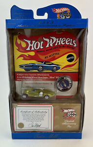 Hot Wheels 1969 Authentic Commemorative Replica Twin Mill With Certificate.