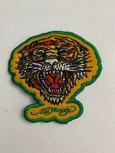 Deadstock Ed Hardy Tiger Iron On Patch Appliqué Embroidered Sewing (Small) - Picture 1 of 4