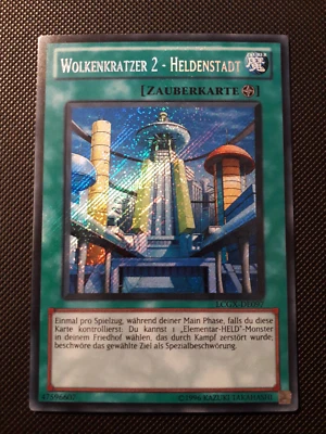 Yu-Gi-Oh! Wolkenkratzer 2 - Heldenstadt, LCGX-DE097, SCR, 2.Auflage, Deutsch, NM - Bild 1 von 4