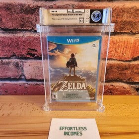 The Legend of Zelda: Breath of the Wild (Wii U, 2017) WATA Graded 9.4 A+ Badge