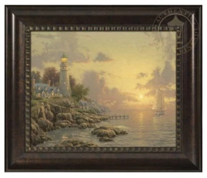 Viñeta enmarcada Thomas Kinkade Sea of Tranquility 16 x 20 pinceladas - Imagen 1 de 4
