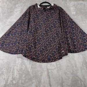 Herschel Supply Co Womens XS/S Floral Windbreaker Rain Jacket Hooded Lightweight - Picture 1 of 9