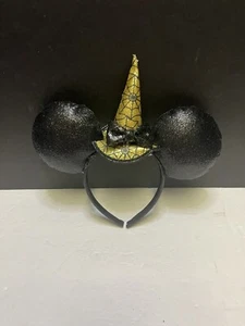 2024 Official Disney Halloween Minnie Ears Headband Witch Hat Limited Edition - Picture 1 of 1