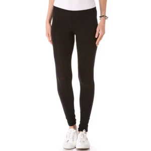 POINT ZERO Stretchy Push Up Black & Gray Cotton LEGGINGS - Picture 1 of 7