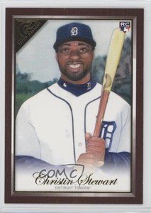 2019 Topps Gallery Canvas Wood Christin Stewart #80 Rookie RC