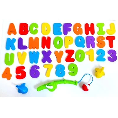 Juguetes de Baño, Juego de 2, Letras de Espuma Números, Juego de Pesca Peces Squirters MUNCHKIN Foto 1 de 4