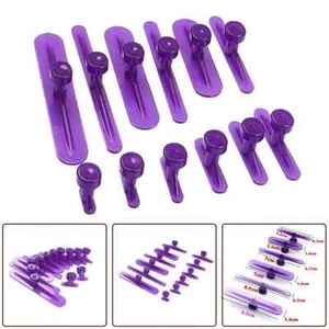 12pcs Glue Tabs Dent Removal Tools Car Body Glue Tabs Nylon Auto Repair Part New - Picture 1 of 14
