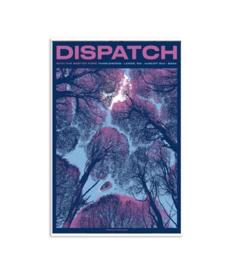 P017. Poster Dispatch On August 31 2024 At Tanglewood Show, Home Decor - Image 1 of 2