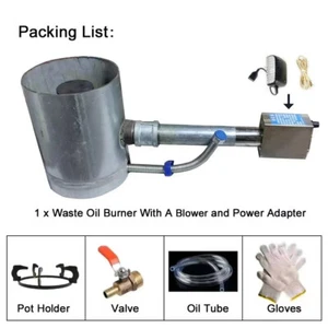 Waste Oil Burner Old Motor Oil Stove Cooking Hot Heating Furnace Burning Tools - Picture 1 of 10