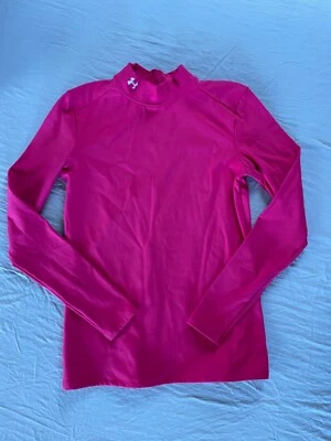 Under Armour Women's  Mock Neck Longsleeve Compression Athletic Top Size L EUC! - Image 1 of 4