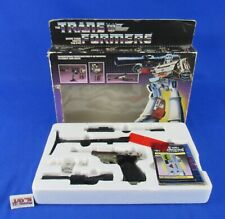 Vintage 1984 G1 Megatron Transformers Hasbro Complete in Box Unused Stickers
