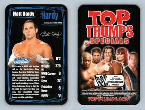 Matt Hardy - WWE Superstars 2 - 2006 Top Trumps Specials Card