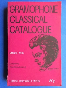 Grammophon Classical Record Katalog - März 1976 Vinyl & Band Guide Buch - Picture 1 of 2
