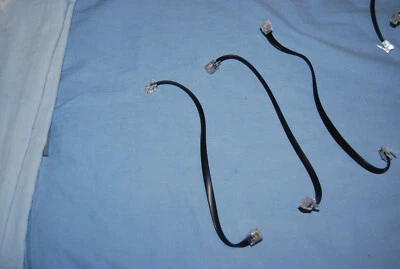 F1 Lego Lot 3 Black Electric Connector Mindstorms 25cm bb0601 31313 45544 45514 - Image 1 of 3