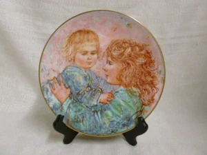 Kathleen and Child Mother & Child Edna Hibel Limited Edition Porcelain Plate - Picture 1 of 4