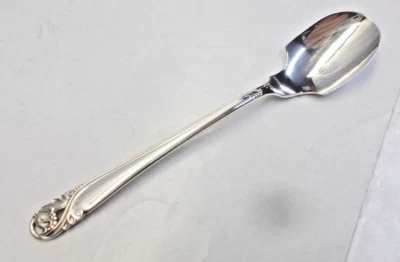 CUCHARA DE QUESO DE PLATA ESTERLINA GLORIA PRIMAVERA-1942 INTERNACIONAL FINA FLORAL Foto 1 de 3