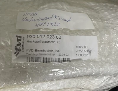 Bandeja de té Porsche 930 Turbo 1978-1989 (93051202300) Foto 1 de 4