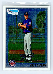 2010 Bowman Chome Kyle Gibson FIRST BOWMAN #BCP202 - Minnesota Twins