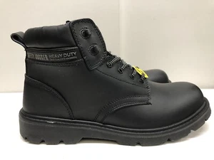 Safety Jogger X1100N Hombres Talla US 11.5 EU 45-UK 10.5 Puntera de Acero Botas Cuero Negro - Imagen 1 de 7