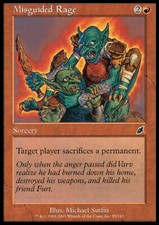 Magic the Gathering MTG Misguided Rage (99) Scourge   NM