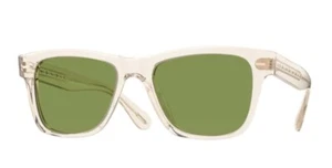 Oliver Peoples 0OV5393SF Oliver Sun-F 109452 Buff/Green Men's Sunglasses - Picture 1 of 7