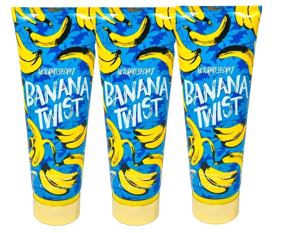 Victoria's Secret Banana Twist Body Fragrance Lotion 8 Oz