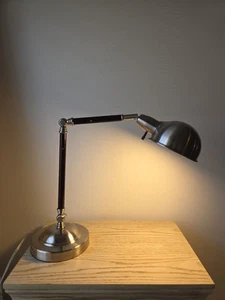 Vintage IKEA Mid Century Adjustable Office Desk Lamp 1980’s Works Multi Angle - Picture 1 of 11