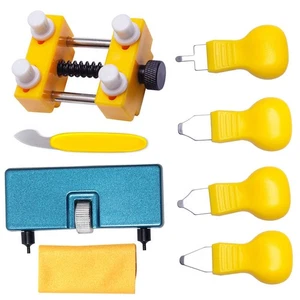 8Pcs Watch Back Case Opener Cover Remover Holder Tool Battery Removal Pry Tool - Photo 1/12