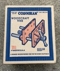 Columbian Woodcraft Vise #176, 6-1/2 inch Jaw, Made in USA SEALED! - Picture 1 of 3