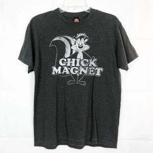 Looney Tunes T-Shirt Herren Medium Pepe Lew Pew Baumwolle Atmungsaktiv Rundhals - Bild 1 von 10