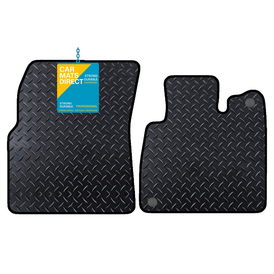 Fits Renault Kangoo Van Diesel 2022-Onwards Tailored Van Floor Mats Black 2Pc - Image 1 of 1