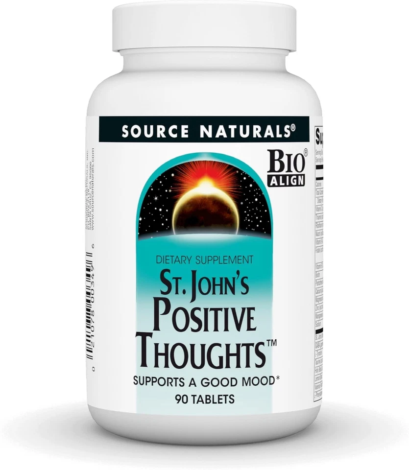 Source Naturals Pensamientos positivos de San Juan, apoya un buen estado de ánimo* - 90...  Foto 1 de 4