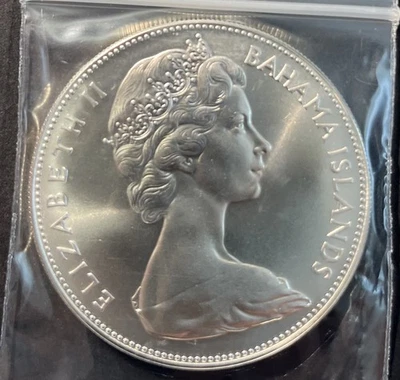 1970 Bahamas $5 Sterling (.925 Silver) Proof Commemorative $5 Coin, Lot #300 - Image 1 of 2