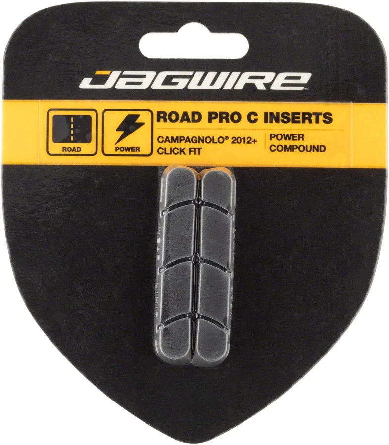 Insertos de pastillas de freno Jagwire Road Pro C Campagnolo Click Fit - compuesto de potencia, Foto 1 de 1
