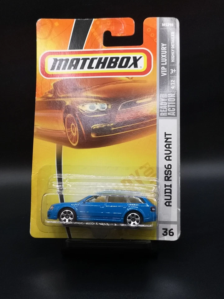 Matchbox 1994 Audi Avant RS6 light blue . long card sealed - Image 1 of 1