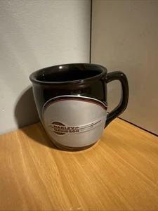 Harley Davidson Gas Tank Black/silver Coffee Cup  - Picture 1 of 7