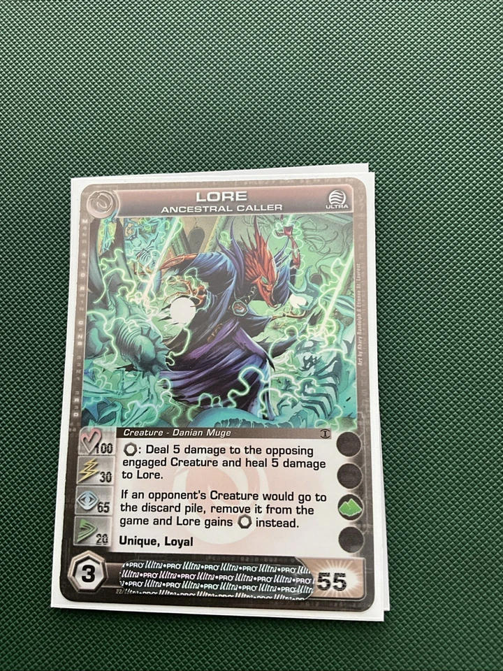 Chaotic Lore Ancestral Caller. Danian Ultra Rare Forged Unity TCG Card. NM - Image 1 of 1