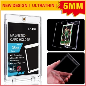 5-50 Stück Magnetische Trading Sport Karten Halter 35pt One-Touch Hart UV Schutz - Bild 1 von 13